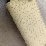 Bottega Veneta, Intrecciato Zip-Around Wallet , , Cream, Very Good - 图片 17