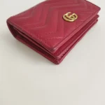 Gucci, GG Marmont Card Case Wallet, , Red, Very Good - Image 4