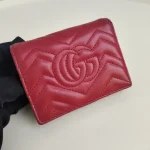 Gucci, GG Marmont Card Case Wallet, , Red, Very Good - Image 13