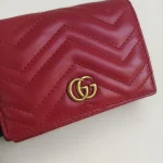 Gucci, GG Marmont Card Case Wallet, , Red, Very Good - Image 14