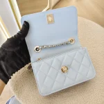 Chanel, Trendy, , Blue, Like New - Image 11