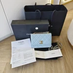 Chanel, Trendy, , Blue, Like New - Image 19
