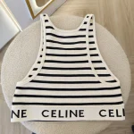 Celine, Athletic Knit Bra , M, White, Like New - Image 3
