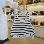 Celine, Athletic Knit Bra , M, White, Like New - Image 4