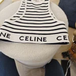Celine, Athletic Knit Bra , M, White, Like New - Image 10