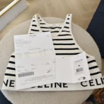 Celine, Athletic Knit Bra , M, White, Like New - Image 22