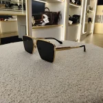 Louis Vuitton, 1.1 Evidence Metal Square Sunglasses, , Black, Like New - Image 2