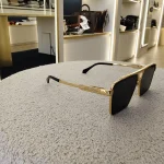 Louis Vuitton, 1.1 Evidence Metal Square Sunglasses, , Black, Like New - Image 3