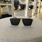 Louis Vuitton, 1.1 Evidence Metal Square Sunglasses, , Black, Like New - Image 4