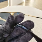 Louis Vuitton, 1.1 Evidence Metal Square Sunglasses, , Black, Like New - Image 12