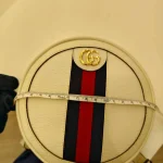 Gucci, Ophidia Backpack Mini Bag, Mini, White, Very Good - Image 4