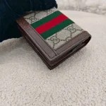 Gucci, Ophidia Small Card Case Wallet, Small, Brown, Very Good - Image 7