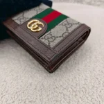 Gucci, Ophidia Small Card Case Wallet, Small, Brown, Very Good - Image 9
