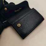 Dior, Saddle Lotus Wallet , , Black, Very Good - Image 4