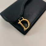 Dior, Saddle Lotus Wallet , , Black, Very Good - Image 10