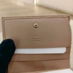 Gucci, GG Marmont Card Case Wallet, Small, Beige, New - Image 6