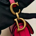 Dior, Saddle Bag, Micro, Pink, Like New - Image 15