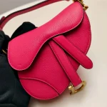 Dior, Saddle Bag, Micro, Pink, Like New - Image 19