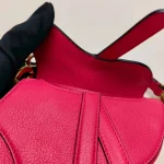 Dior, Saddle Bag, Micro, Pink, Like New - Image 11