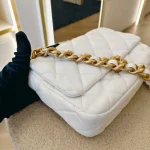 Chanel, 22S Small Flap Bag, Small, White, Very Very  Good - Image 12
