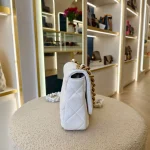 Chanel, 22S Small Flap Bag, Small, White, Very Very  Good - Image 13