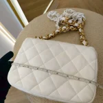 Chanel, 22S Small Flap Bag, Small, White, Very Very  Good - Image 3