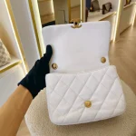 Chanel, 22S Small Flap Bag, Small, White, Very Very  Good - Image 7