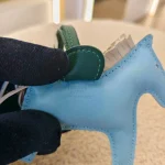 Hermes, Rodeo Charm, PM, Blue, Very Good - Image 2