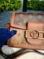 Louis Vuitton, Dauphine, Mini, Brown, Very Like New - Image 13