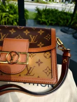 Louis Vuitton, Dauphine, Mini, Brown, Very Like New - Image 14