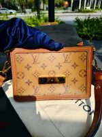 Louis Vuitton, Dauphine, Mini, Brown, Very Like New - Image 21