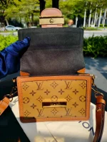 Louis Vuitton, Dauphine, Mini, Brown, Very Like New - Image 22