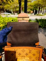 Louis Vuitton, Dauphine, Mini, Brown, Very Like New - Image 23