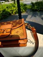 Louis Vuitton, Dauphine, Mini, Brown, Very Like New - Image 25