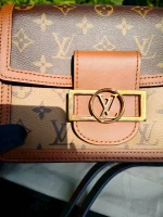 Louis Vuitton, Dauphine, Mini, Brown, Very Like New - Image 30