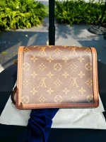 Louis Vuitton, Dauphine, Mini, Brown, Very Like New - Image 33