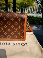 Louis Vuitton, Dauphine, Mini, Brown, Very Like New - Image 40
