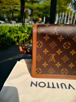 Louis Vuitton, Dauphine, Mini, Brown, Very Like New - Image 41