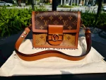 Louis Vuitton, Dauphine, Mini, Brown, Very Like New - Image 45