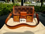 Louis Vuitton, Dauphine, Mini, Brown, Very Like New - Image 48