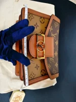 Louis Vuitton, Dauphine, Mini, Brown, Very Like New - Image 8