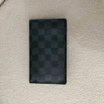 Louis Vuitton, Agenda Poche Note, , Black, Very Good - Image 2