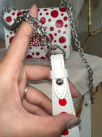 Louis Vuitton, Twist , PM, White, Used Once - Image 3
