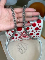 Louis Vuitton, Twist , PM, White, Used Once - Image 7