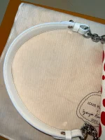 Louis Vuitton, Twist , PM, White, Used Once - Image 8