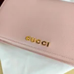 Gucci, Chain Wallet Gucci Script, , Pink, New - Image 14