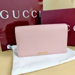 Gucci, Chain Wallet Gucci Script, , Pink, New - Image 17