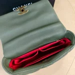 Chanel, Chanel 19 Flap Bag, Small, Green, Very Very  Good - Image 11