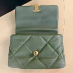 Chanel, Chanel 19 Flap Bag, Small, Green, Very Very  Good - Image 13