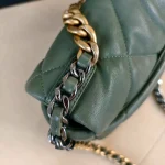 Chanel, Chanel 19 Flap Bag, Small, Green, Very Very  Good - Image 14